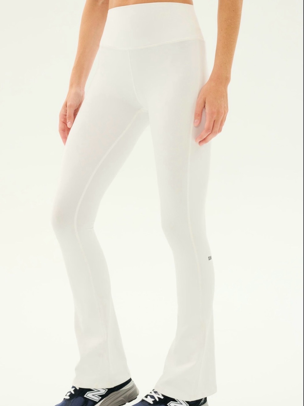 Splits59 Raquel White High Waist Flare Leggings Sz S